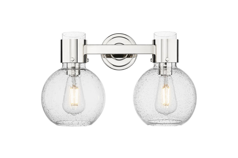Innovations 464-2W-PN-G464B-7SDY Two Light Bath Vanity, Polished Nickel