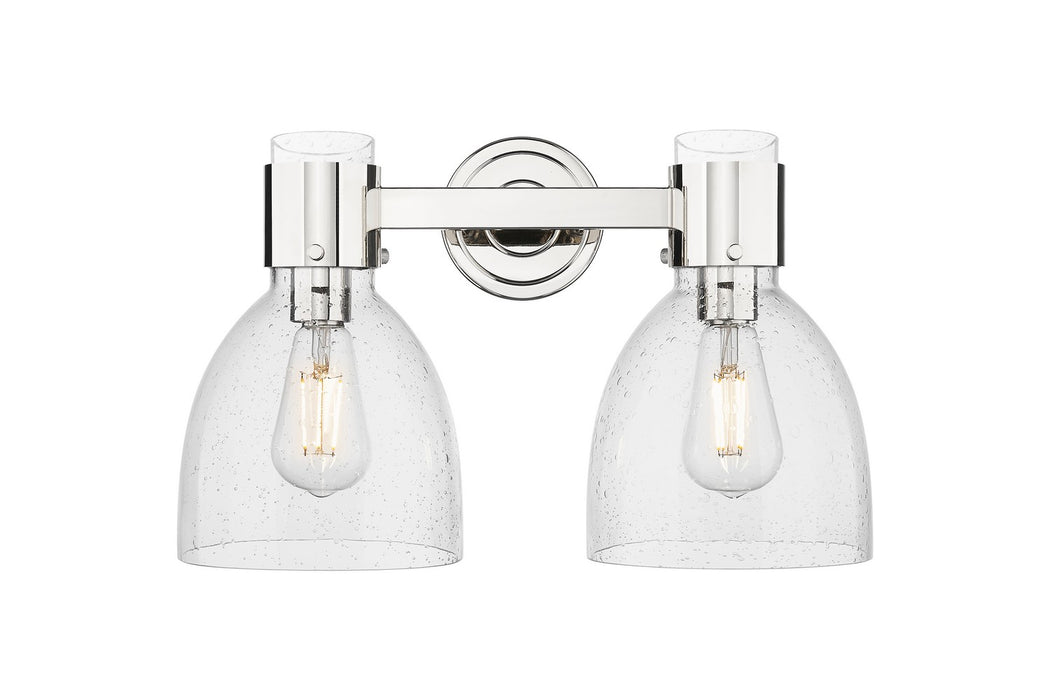 Innovations 464-2W-PN-G464D-7SDY Two Light Bath Vanity, Polished Nickel