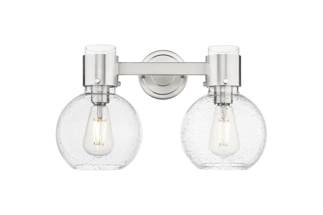 Innovations 464-2W-SN-G464B-7SDY Two Light Bath Vanity, Brushed Satin Nickel
