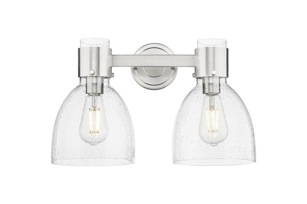 Innovations 464-2W-SN-G464D-7SDY Two Light Bath Vanity, Satin Nickel