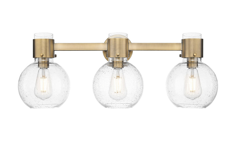 Innovations 464-3W-BB-G464B-7SDY Three Light Bath Vanity, Brushed Brass