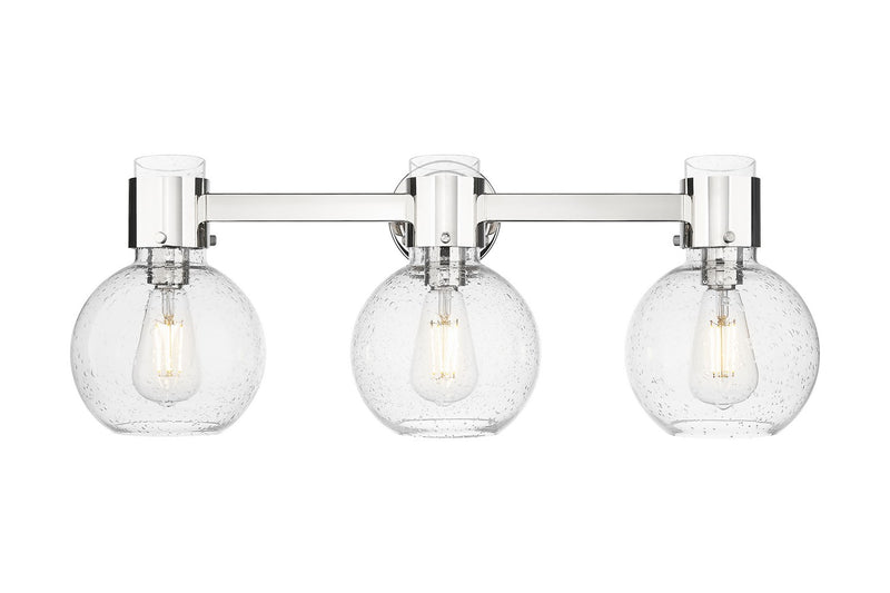 Innovations 464-3W-PN-G464B-7SDY Three Light Bath Vanity, Polished Nickel