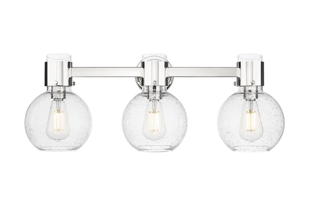 Innovations 464-3W-PN-G464B-7SDY Three Light Bath Vanity, Polished Nickel