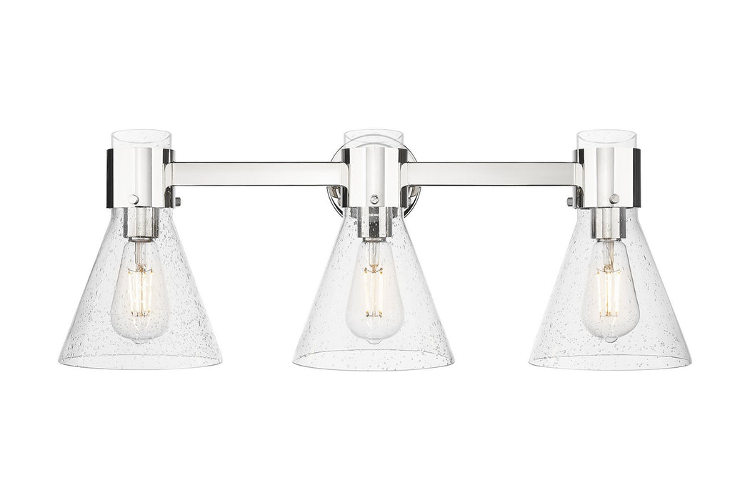 Innovations 464-3W-PN-G464C-7SDY Three Light Bath Vanity, Polished Nickel