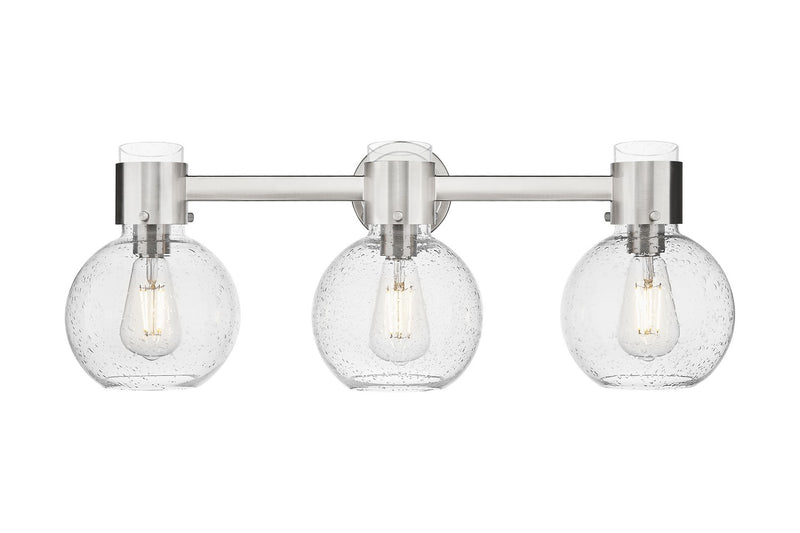 Innovations 464-3W-SN-G464B-7SDY Three Light Bath Vanity, Brushed Satin Nickel
