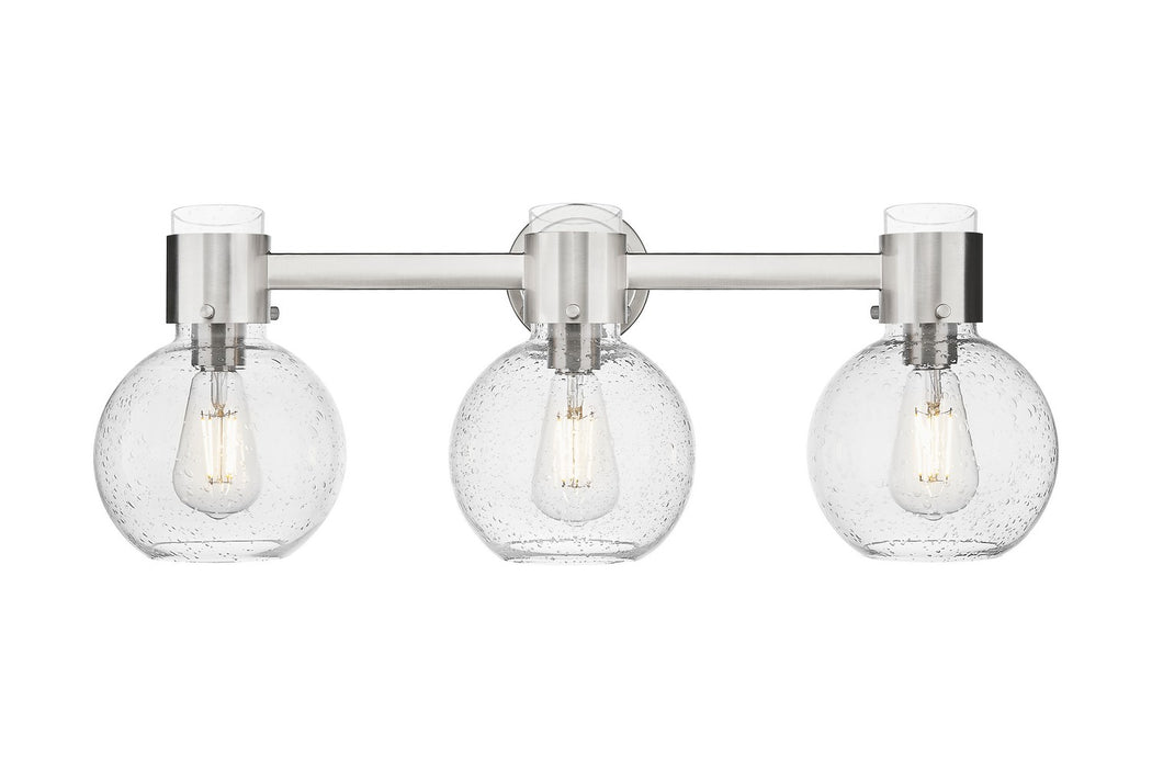 Innovations 464-3W-SN-G464B-7SDY Three Light Bath Vanity, Brushed Satin Nickel