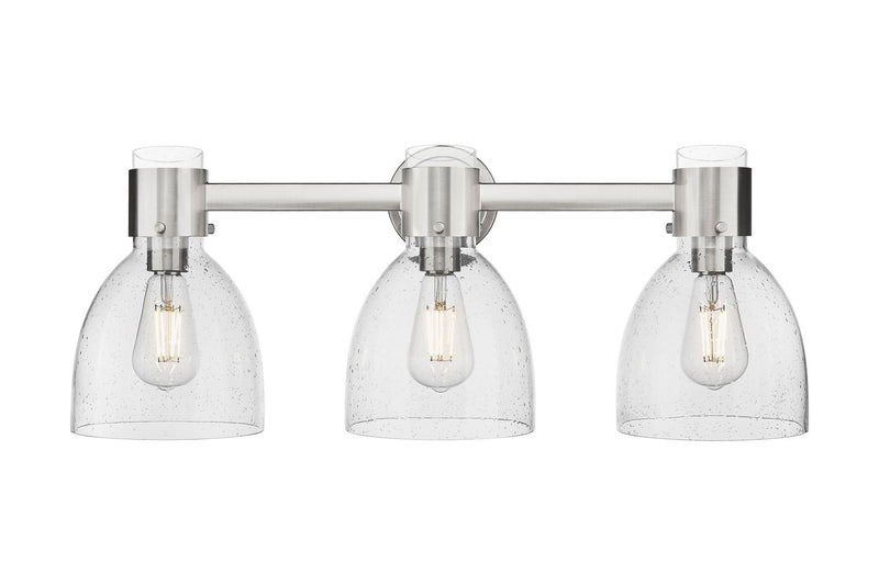 Innovations 464-3W-SN-G464D-7SDY Three Light Bath Vanity, Satin Nickel