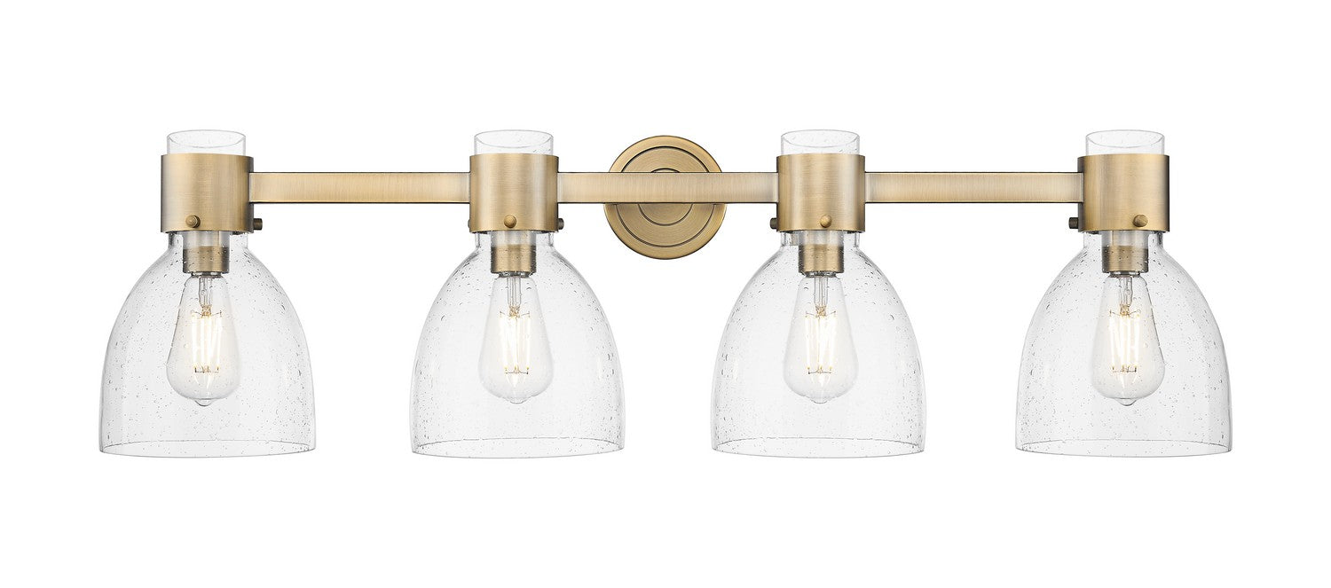 Innovations 464-4W-BB-G464D-7SDY Four Light Bath Vanity, Brushed Brass