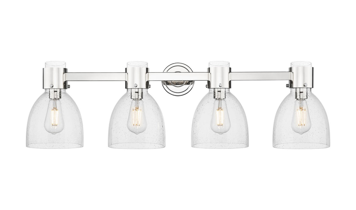 Innovations 464-4W-PN-G464D-7SDY Four Light Bath Vanity, Polished Nickel