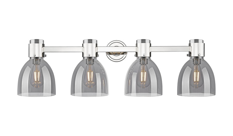 Innovations 464-4W-PN-G464D-7SM Four Light Bath Vanity, Polished Nickel