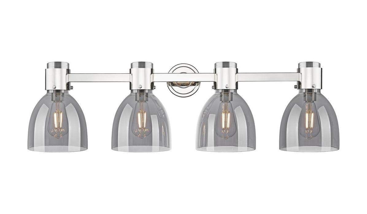 Innovations 464-4W-PN-G464D-7SM Four Light Bath Vanity, Polished Nickel