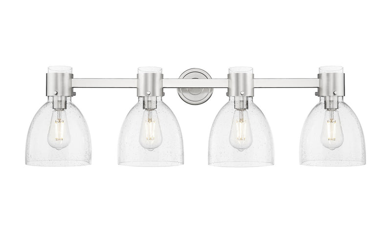 Innovations 464-4W-SN-G464D-7SDY Four Light Bath Vanity, Satin Nickel