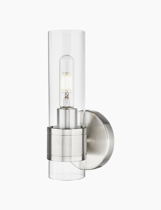 Innovations 467-1W-SN-G467-CL One Light Wall Sconce, Satin Nickel