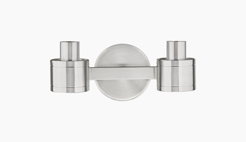 Innovations 467-2W-SN Two Light Bath Vanity, Satin Nickel