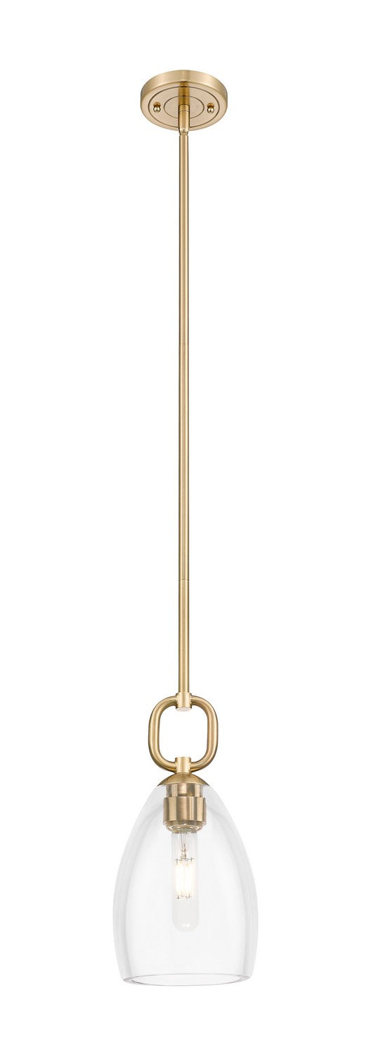Innovations 485-1S-CB-G485-6CL One Light Pendant, Champagne Bronze