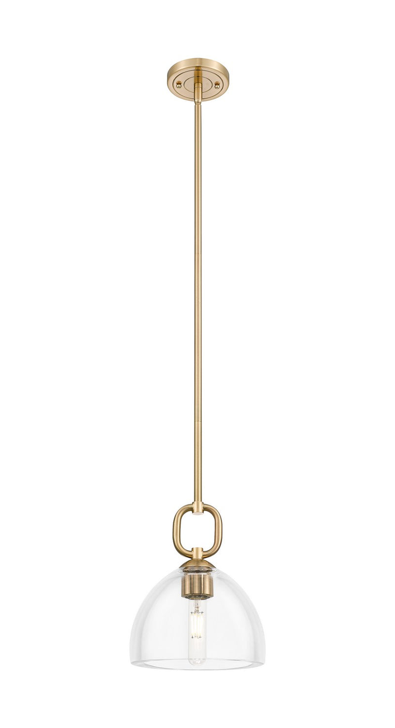 Innovations 485-1S-CB-G486-8CL One Light Pendant, Champagne Bronze