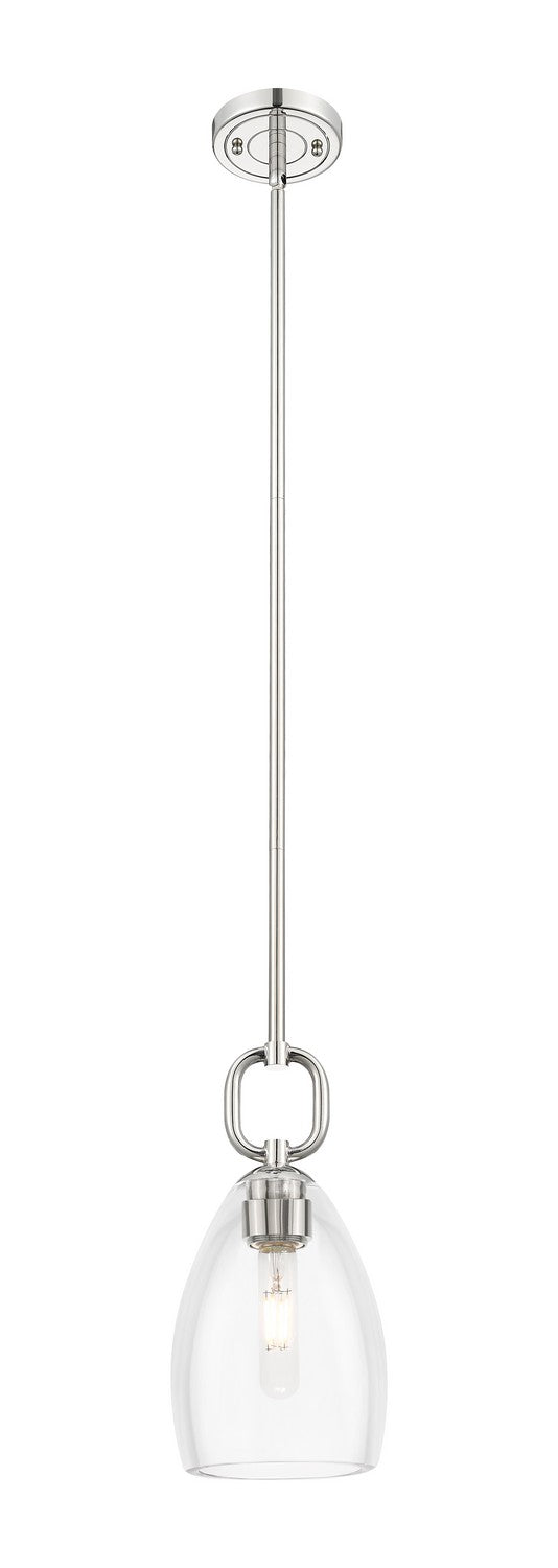 Innovations 485-1S-PN-G485-6CL One Light Pendant, Polished Nickel