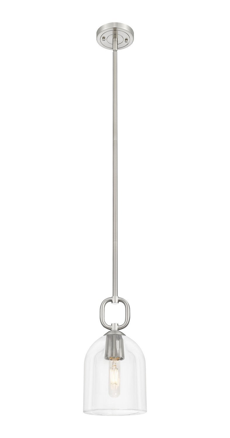 Innovations 485-1S-SN-G487-6CL One Light Pendant, Satin Nickel
