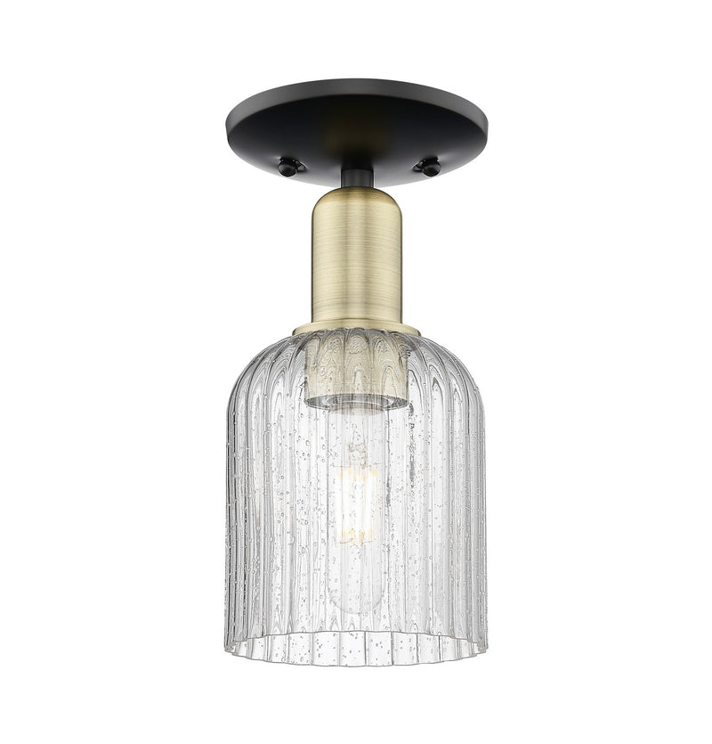 Innovations 716-1C-BAB-G559-5SDY One Light Semi-Flush Mount, Black Antique Brass