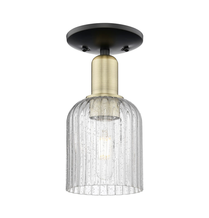 Innovations 716-1C-BAB-G559-5SDY One Light Semi-Flush Mount, Black Antique Brass