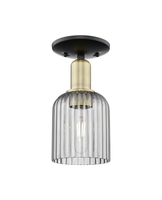 Innovations 716-1C-BAB-G559-5SM One Light Semi-Flush Mount, Black Antique Brass