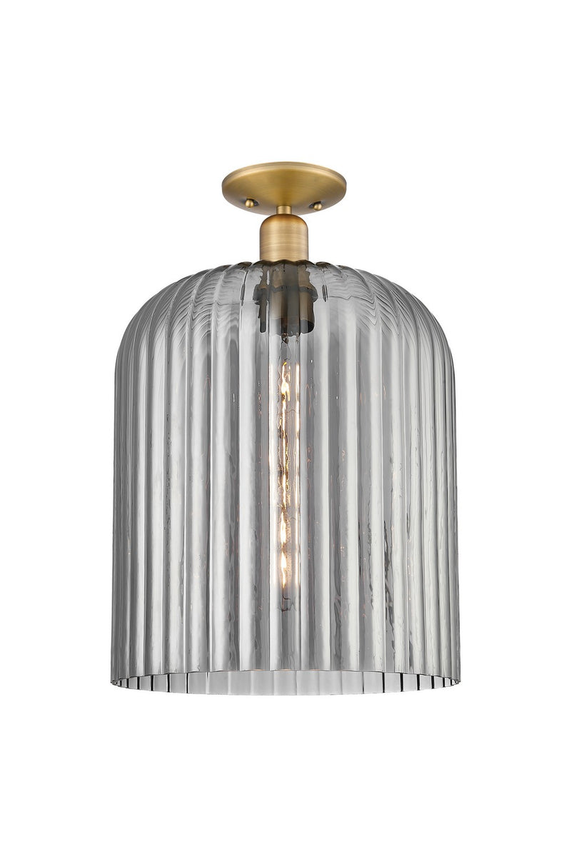 Innovations 716-1C-BB-G559-12SM One Light Semi-Flush Mount, Brushed Brass