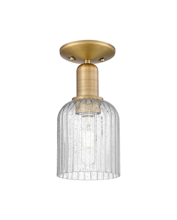 Innovations 716-1C-BB-G559-5SDY One Light Semi-Flush Mount, Brushed Brass