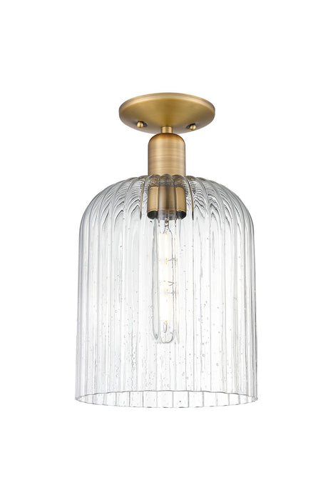 Innovations 716-1C-BB-G559-8SDY One Light Semi-Flush Mount, Brushed Brass