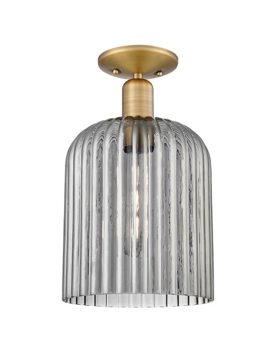Innovations 716-1C-BB-G559-8SM One Light Semi-Flush Mount, Brushed Brass