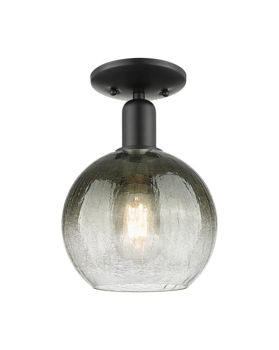 Innovations 716-1C-BK-G483-8SL One Light Semi-Flush Mount, Matte Black