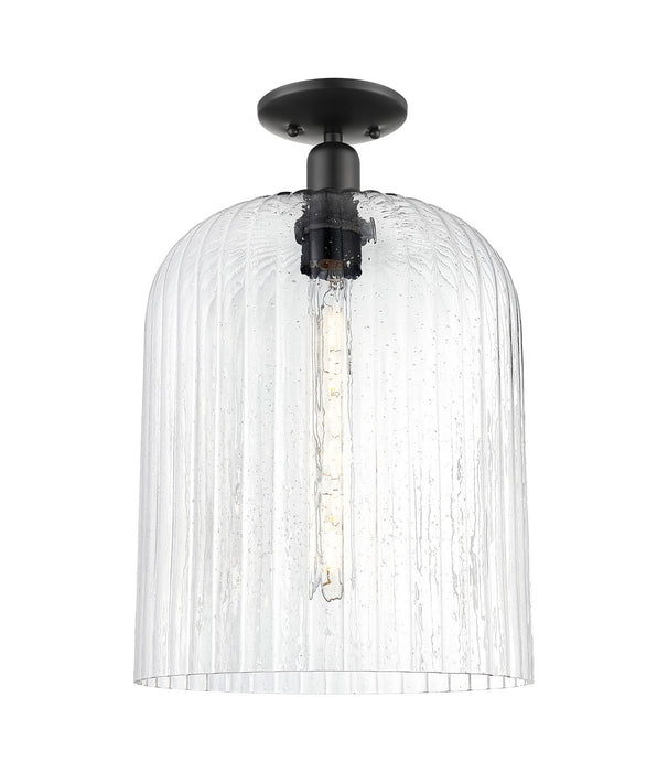 Innovations 716-1C-BK-G559-12SDY One Light Semi-Flush Mount, Matte Black