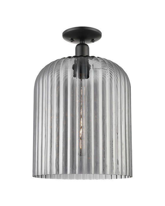 Innovations 716-1C-BK-G559-12SM One Light Semi-Flush Mount, Matte Black