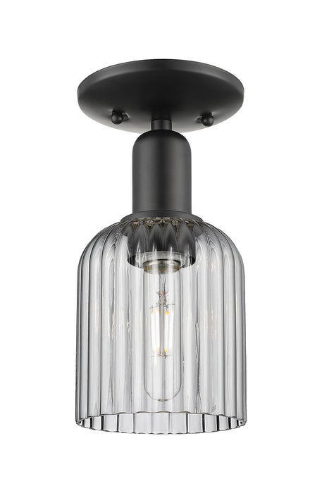 Innovations 716-1C-BK-G559-5SM One Light Semi-Flush Mount, Matte Black