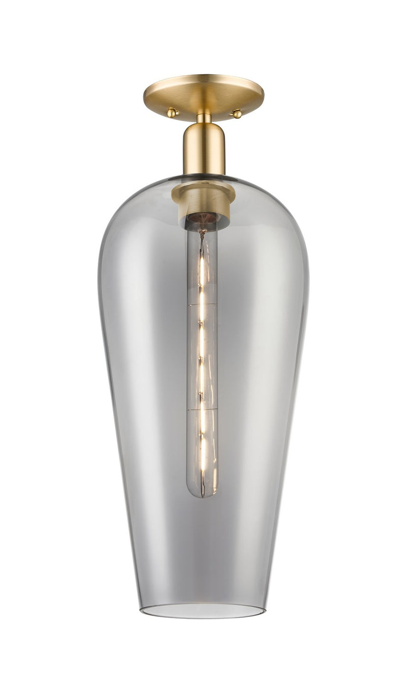 Innovations 716-1C-CB-G456-8SM One Light Semi-Flush Mount, Champagne Bronze