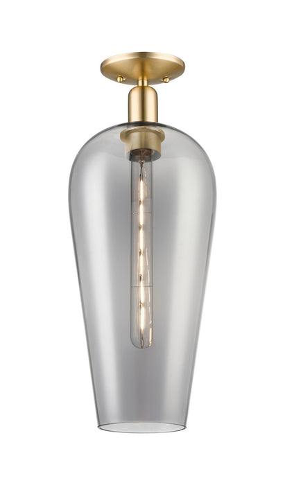 Innovations 716-1C-CB-G456-8SM One Light Semi-Flush Mount, Champagne Bronze