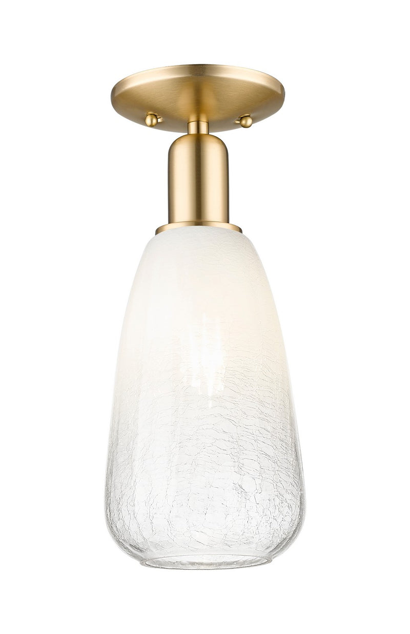 Innovations 716-1C-CB-G480-6OP One Light Semi-Flush Mount, Champagne Bronze