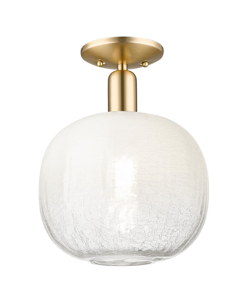 Innovations 716-1C-CB-G481-10OP One Light Semi-Flush Mount, Champagne Bronze
