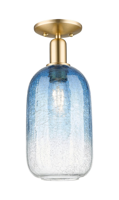 Innovations 716-1C-CB-G482-7SB One Light Semi-Flush Mount, Champagne Bronze