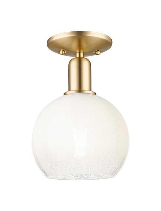 Innovations 716-1C-CB-G483-8OP One Light Semi-Flush Mount, Champagne Bronze