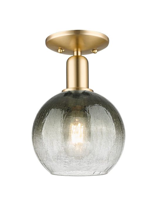 Innovations 716-1C-CB-G483-8SL One Light Semi-Flush Mount, Champagne Bronze