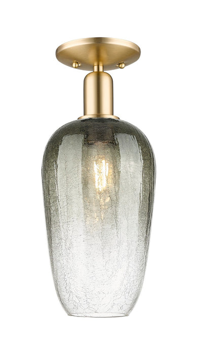 Innovations 716-1C-CB-G484-7SL One Light Semi-Flush Mount, Champagne Bronze