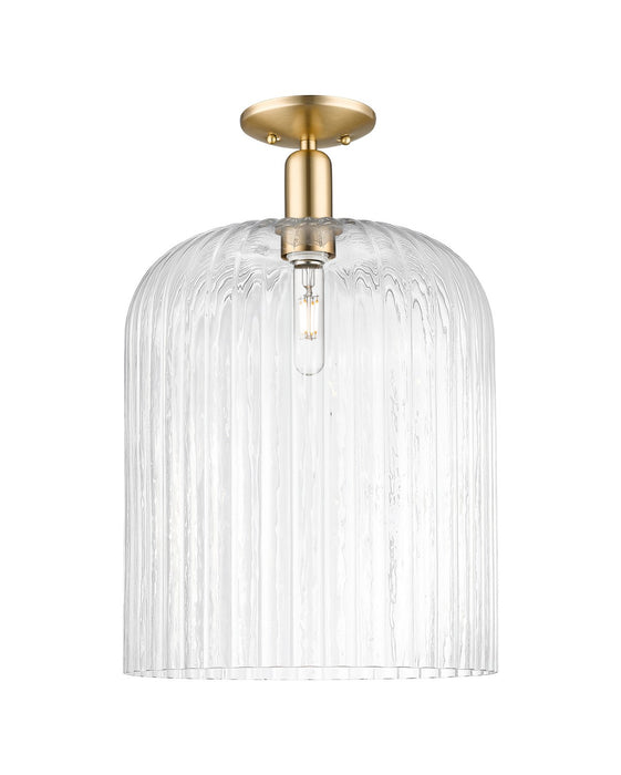 Innovations 716-1C-CB-G559-12CL One Light Semi-Flush Mount, Champagne Bronze
