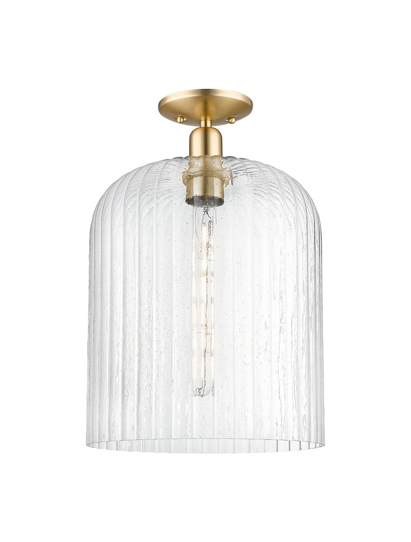 Innovations 716-1C-CB-G559-12SDY One Light Semi-Flush Mount, Champagne Bronze