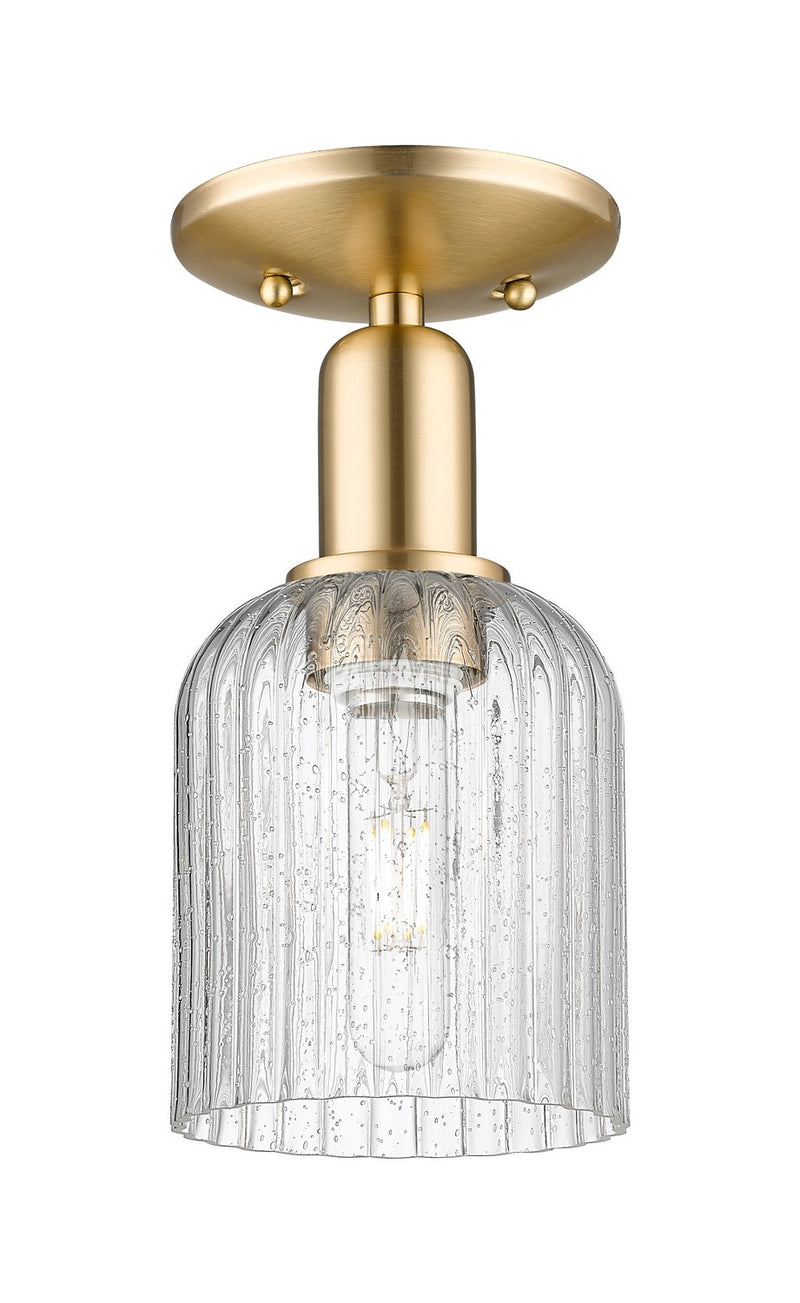 Innovations 716-1C-CB-G559-5SDY One Light Semi-Flush Mount, Champagne Bronze