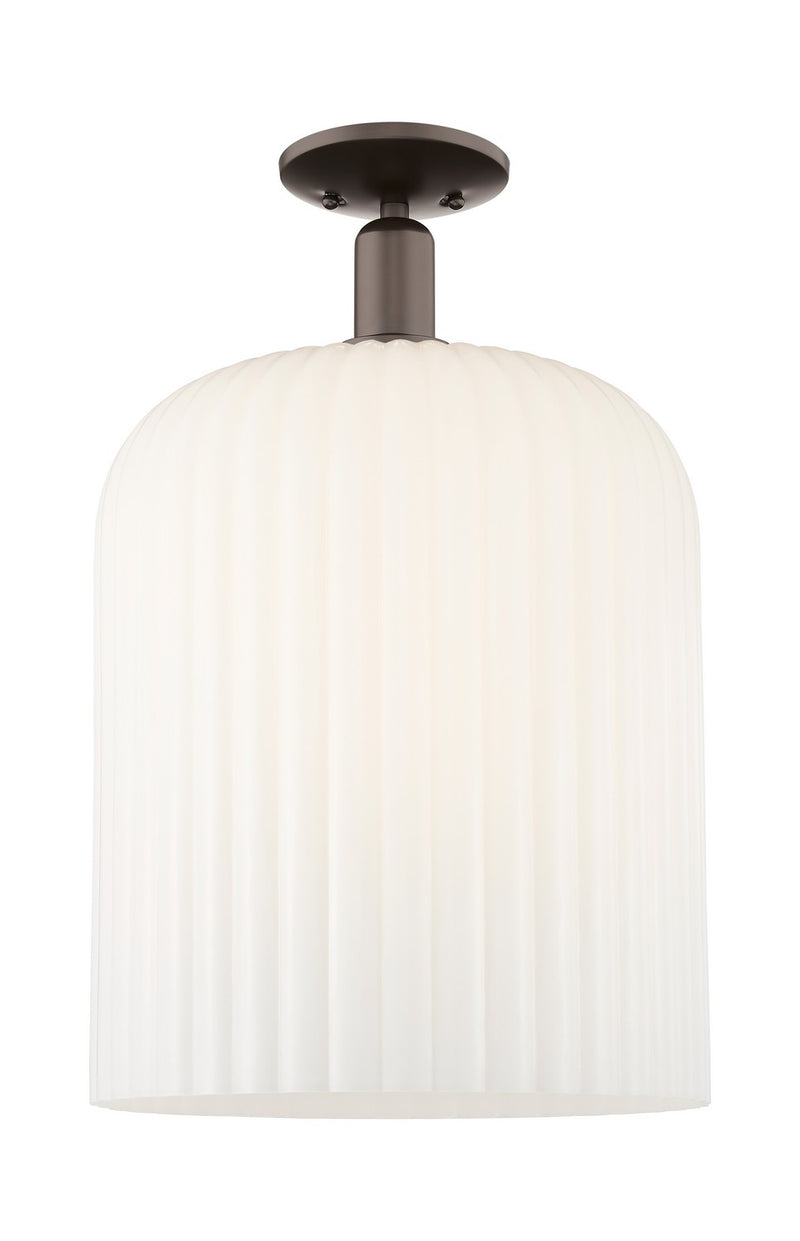 Innovations 716-1C-OB-G559-12GWH One Light Semi-Flush Mount, Oil Rubbed Bronze