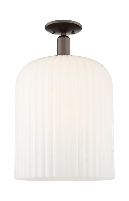 Innovations 716-1C-OB-G559-12GWH One Light Semi-Flush Mount, Oil Rubbed Bronze