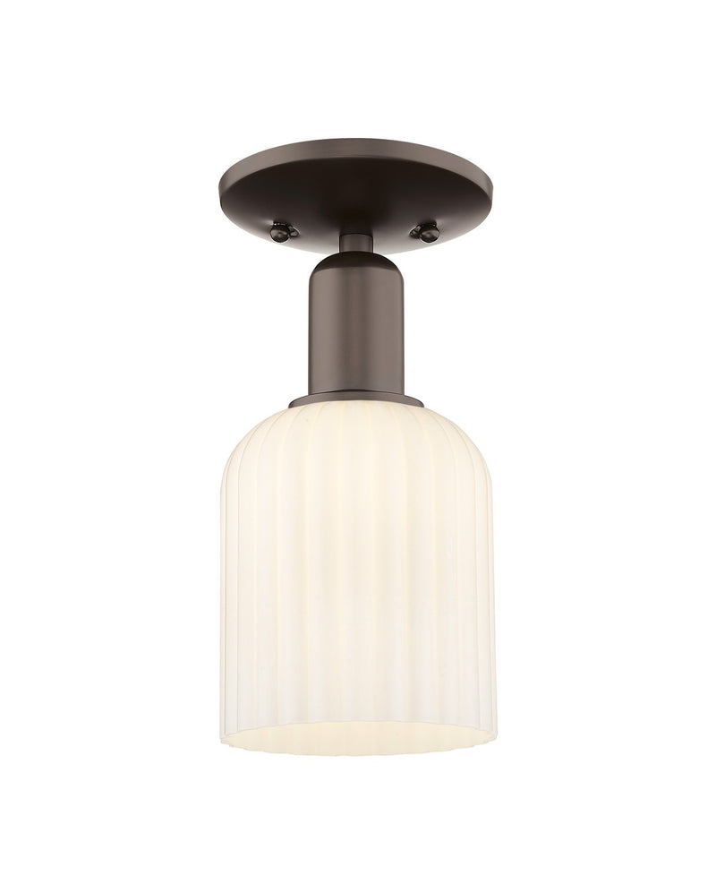 Innovations 716-1C-OB-G559-5GWH One Light Semi-Flush Mount, Oil Rubbed Bronze