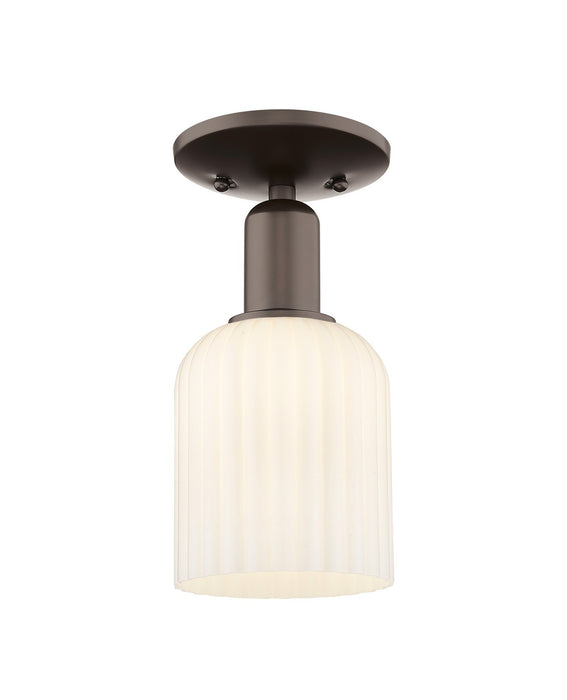 Innovations 716-1C-OB-G559-5GWH One Light Semi-Flush Mount, Oil Rubbed Bronze