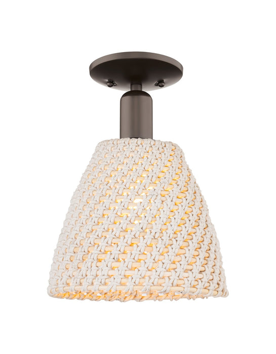 Innovations 716-1C-OB-NBD-9-NAT One Light Semi-Flush Mount, Oil Rubbed Bronze