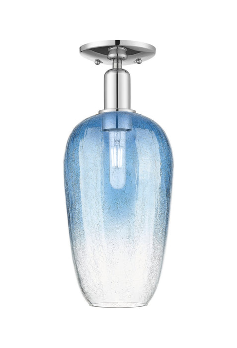 Innovations 716-1C-PC-G484-7SB One Light Semi-Flush Mount, Polished Chrome